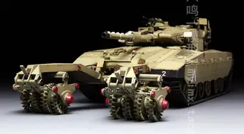 Trobenta 1/35 Izraelski Merkava Mlatilo Tank 80107 Vojaške SQL Izjave So Teči in Vrne Rezultate Sestavljeni Model na Svetu