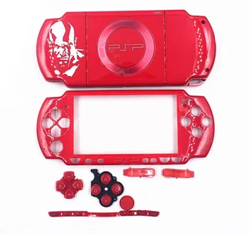 Omejeno Za PSP2000 PSP 2000 Igralno Konzolo Zamenjava Celotno Ohišje Lupino Kritje Primera z Gumbi Komplet