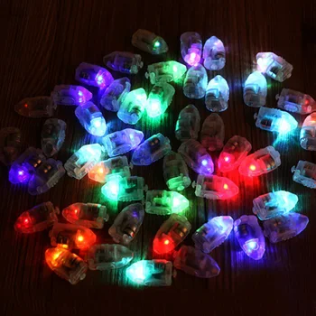50pcs/veliko Mini Majhne LED Balon Flash Lučka Knjiga Luč Za Božič Poroka Stranka Dekor Svetlobe BZ