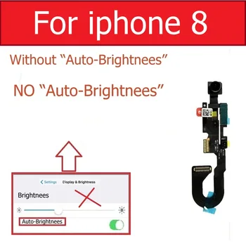 Sprednje Kamere Flex Kabel za iPhone 8 Plus 8G 8Plus Soočajo Majhna Lučka Kamere Promixity Senzor Flex Traku Nadomestni Deli