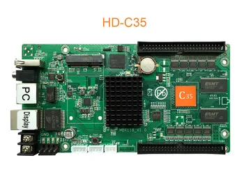 Novi HD-C35/HD-C35c barvno Asyn LED zaslon nadzorne kartice,barvno LED zaslon pošlji vizitko 1024x512 Pixel, Na krovu Flash 4GB