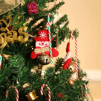 48Pcs Božič Plastični Ponaredek Sladkarije Palice Twisted Igrača Bergle za Božično Drevo, Viseče Dekoracije
