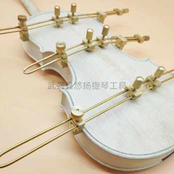 Violino orodja, 3pcs medenina popravilo razpok debug objemke, Luthier orodja