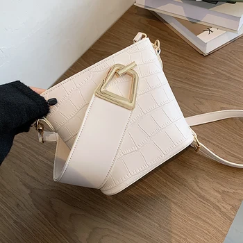 Kamen vzorec Tote Vedro vreča 2020 Moda New Visoke kakovosti PU Usnja Ženske Oblikovalec Torbici Potovanja Ramenski Messenger Bag