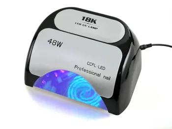 2019 Strokovno Nail art orodja CCFL LED UV Žarnica Svetlobo Lepoto 48W 110-220V Lak za Lase z Avtomatskim Indukcijski Števec Nastavitev