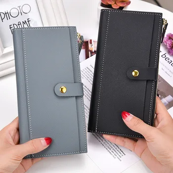 OGLEDALO SONČNI Moda barva ženske dolgo denarnice lady PU usnje, usnjeni torbici ženski torbici posnetek za kartico sim vrečko zadrgo denarnice