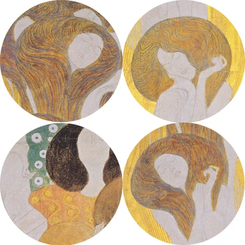 Zlati Poljub Umetniško Platno Slikarstvo Na Steni Gustav Klimt, Ki Jih Reprodukcije Wall Art Platno Cuadros Slike Za Dnevna Soba Dekor