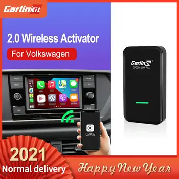 Carlinkit 2.0 Brezžični CarPlay Adapter za VW 2016-2020 Original avto z CarPlay Žični Brezžični Ključ Auto Connect IOS 14