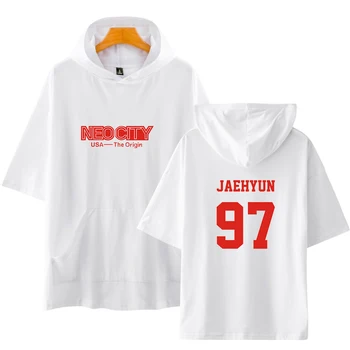 2019 Nov prihod Nct 127 Idol Kratek Rokav Hoodies Svoboden T-shirt Oversize Jesen/Poletje T-shirt korejski Kpop Hip Hop Puloverji
