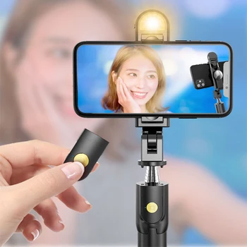 Nove Brezžične bluetooth Selfie Palico Stojalo z Daljinskim sprožilcem Zložljiva Stojala & Monopods Univerzalno Za iPhone Telefone Android