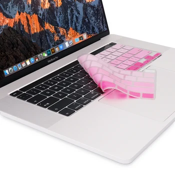 Gradient Barvne tipke Kože Kritje za leto 2020 MacBook Pro 13-palčni M1 A2338 A2251 A2289 Dotik Bar NAS Vnesite angleški Mehke Silikonske
