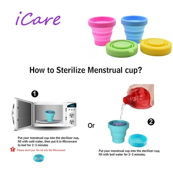 30 Kosov Sterilizator Menstrualne Skodelice Mehko Vodo Silikonski Skodelice Zložljive Zložljive Grgranje Pokal Za Zunanjo Potovanja Drinkware Orodje