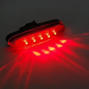 Kolesarjenje Kolo Kolo Rdeče 5 LED Zadaj Rep Lučka 4 Načini Varnost Lučka