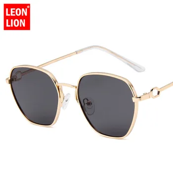 LeonLion 2021 Candy Barve sončna Očala Ženske/Moške blagovne Znamke Oblikovalec Stekla Lady Ogledalo sončna Očala Vožnje Oculos De Sol Gafas UV400