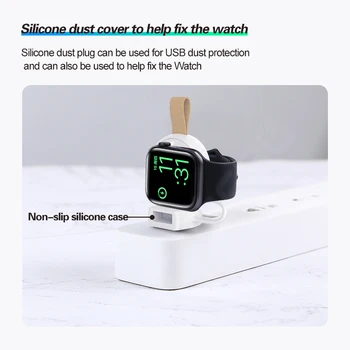 Magnetni Brezžični Polnilnik sem Gledal Serije 5 4 3 2 1 Potovanje Prenosni USB Polnilec Za Apple Watch Brezžično Polnjenje Postajo
