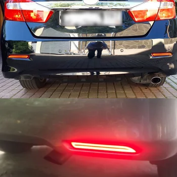 2PCS Za Toyota RAV 4 RAV4 2019 2020 Led Zadnji Odbijač Svetlobe Avto Rep Svetlobe LED Meglo Lučka Auto Brake Vožnje Rep Svetlobe