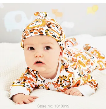 Novo 2019 blagovno Znamko Kakovost Česana Bombaž Newborn Baby Fantje, Oblačila Romper Creeper Dolgimi Rokavi Jumpsuit Bebe Oblačila za malčke