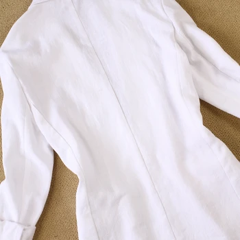 2 delni komplet ženske Obleka ženska 2020 poletje nov slog perilo dihanje bela urad ženske OL enotno jakna + hlače obleko