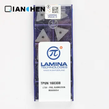 Resnično izvirno visoke kakovosti visoke zmogljivosti LAMINA TPUN 160308 LT30 (10pcs/veliko) volframov Karbid orodja za Rezanje vložki