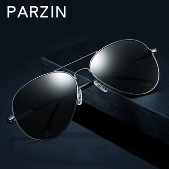 PARZIN Polarizirana sončna Očala Moških Novo Modno Elegantna Klasičnih Očal Moški Vožnje Očala Photochromic sončna Očala za Moške