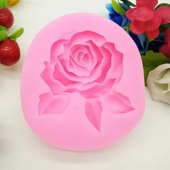 Super Velik Rose Cvet Silikonski Torto Plesni Cupcake DIY Handcraft Milo Plesni Testena Orodja Za Prodajo H828