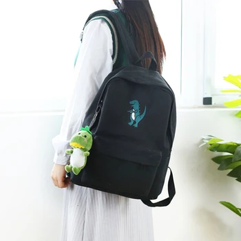2020 ženske vezenje dinozaver nahrbtnik vrečke lep tassel šolske torbe potovalne torbe za dekleta padec ladijskega prometa M453