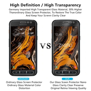2Pcs Kaljeno Steklo Za Samsung Galaxy Xcover 4s Zaščitnik Zaslon 2.5 D 9H Kaljeno Steklo Za Samsung Xcover 4s Zaščitno folijo