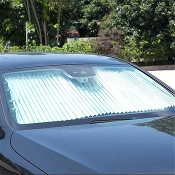 Okno avtomobila Dežnik Zložljiv Vetrobransko steklo Dežnik Kritje Ščit Zavese Zložljive Auto Sonce Odtenek Blok Anti-UV Avto Okno Odtenek