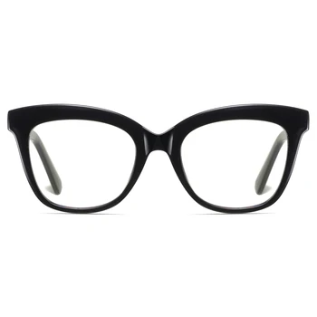 2020 Moda Računalnik Očala Modre Svetlobe Blokiranje Očala Proti Blue Ray TR90 Debel Okvir Black Retro Očala Optika za Ženske