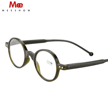 Blagovne znamke Obravnavi Očala Moški ženske okrogle očala Retro Evropi stil modni očala z dioptrije 1673 +1.0 +1.5 +2.0 +2.5