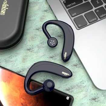Brezžične Stereo visi uho poslovnih slušalke Brez čepi Niso izolirani Bluetooth čepkov Veliko baterija nepremočljiva šport