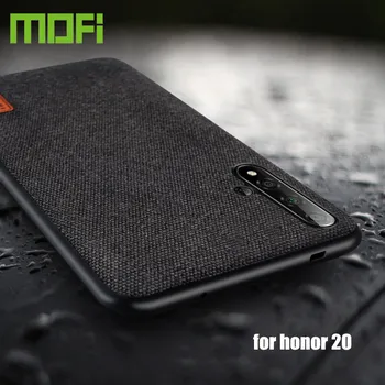 MOFi Za Huawei Honor 20 Primeru Huawei Honor 20 Pro MOFi Primeru Original Zadnji Pokrovček Tkanine Silikonsko Krpo Capas Zaščitna Primerih