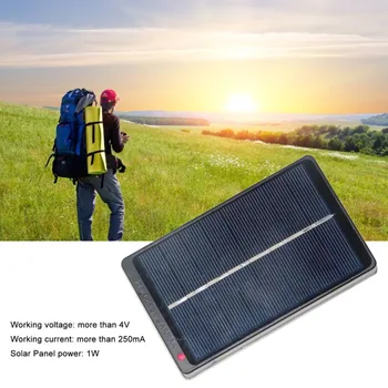 1W 4V solarnimi Odbor Polnjenje Box Polnilnik Energetsko Polnjenje, Napajanje predal Za 2*AA/AAA Polnilne Baterije