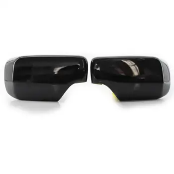 Ogljikovih Vlaken Svetlo črno Strani Rearview Mirror Kritje Za BMW 3 5 E39 E46 525i 528i 530i 540i 323i 330i 328i