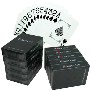 PVC Materiala Široko Kartico Spredaj Texas Hold ' em Poker igralnih kart Plastičnih Kart Poker družabne Igre Potovanje Igre
