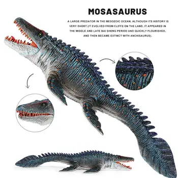 1pcs 34 CM Dinozaver Figur Realne Mosasaurus Dinozaver Igrače Plastične Divje Animaled Model Izobraževalne Figur Darilo Za Otroke