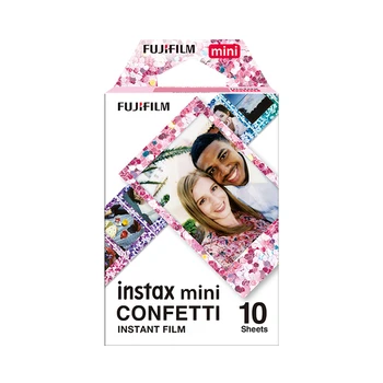 2019 NOVO Fujifilm Instax Mini Film Instax Mini 8 9 Konfeti Design Film Fuji Mini 7s 25 26 70 90 Instant Fotoaparat SP-1 SP-2