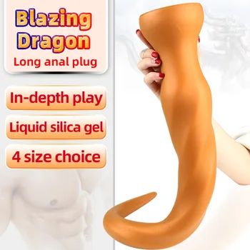 Super largo consolador Analni masaje prostático dilatadores anales masturbación vaginalne erótico, sexo, adultos juguetes para los h