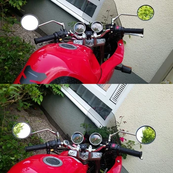 Univerzalni pribor Motocikel Ogledala Strani Ogledalo vzvratnimi ogledali Za yamaha Honda Suzuki SV GSX 600 Kawasaki Z 900 BWM