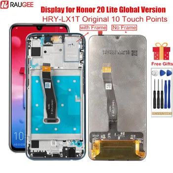 Original LCD-Zaslon za Čast 20 Lite HRY-LX1T LCD Zaslonu na Dotik Zamenjava z Okvirjem za Huawei Honor20 Lite Globalna Različica