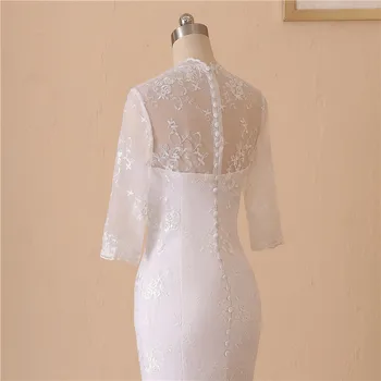Vroče Prodaje Brezplačna Dostava Elegantno Lepe Čipke Cvetove morska deklica Poročno Obleko 2021 Vestidos de noiva haljo de mariage poročne obleke