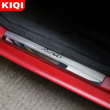 Vrata avtomobila Polico Izvažajo Plošče zaščitni Pokrov so Primerni za Novi Ford Fiesta 2009 - 2019 Pribor 4pcs/set iz Nerjavečega Jekla