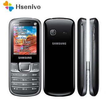 E2250 Original Odklenjena Samsung E2250 Mobilni telefon 2,0-palčni Bluetooth, FM Radio, mobilni telefon 1000mah Brezplačna dostava