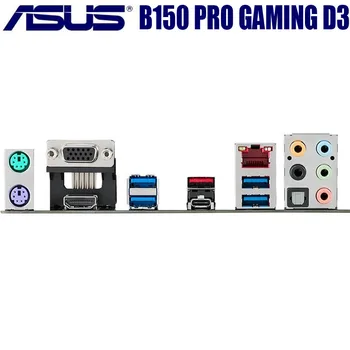 Matične plošče Asus B150 Pro Igralne D3 (LGA 1151 6. generacijo Core i7 i5, i3 Mainboard DDR3 Overclocking 64GB PCI-E 3.0 M. 2, ki se Uporabi