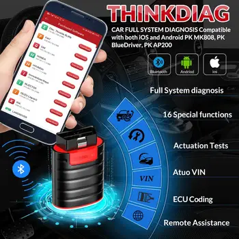 5pcs/veliko Diagzone Thinkdiag OBD2 Diagnostično Orodje, Stare Boot Thinkdiag Celoten Sistem Kodo Bralnik Android, IOS PK AP200 ZAČETEK Easydiag