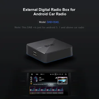 Ouchuangbo DAB DAB+ Digitalni radio za android, gps navigacijski sistem avdio predvajalnik z USB vrata