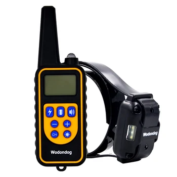 Hišni Pes Usposabljanja Ovratnik L880 Pes Električnega Udara Ovratnik IP67 za Polnjenje Potapljaških Nepremočljiva Daljinsko Usposabljanje Ovratnice LCD-Zaslon
