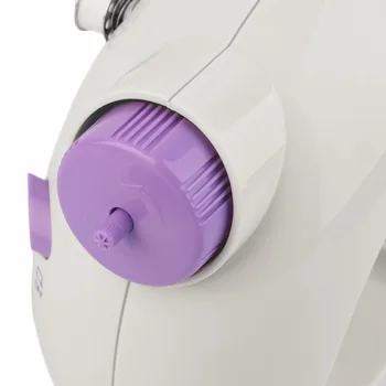 Večfunkcijsko Električni Mini Šivalni Stroj Gospodinjski Namizje Z LED Trajno Naprej, Vzvratno Šivanje