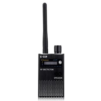 2018 Priljubljeni Brezžični Mobilni Telefon Detektor Celoten Obseg Signal Black Anti-Spy-ev Finder, WiFi RF GSM Naprave, ZDA/EU Plug 1-8000 MHz G319