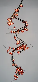 Mehki Cvet Willow vejice Garland Doma Stranka Poroko Božični Okraski, 6' Willow Garland Svetlobe s cveta forsythia cvetje